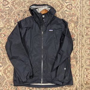 Patagonia shell jacket black h2no
